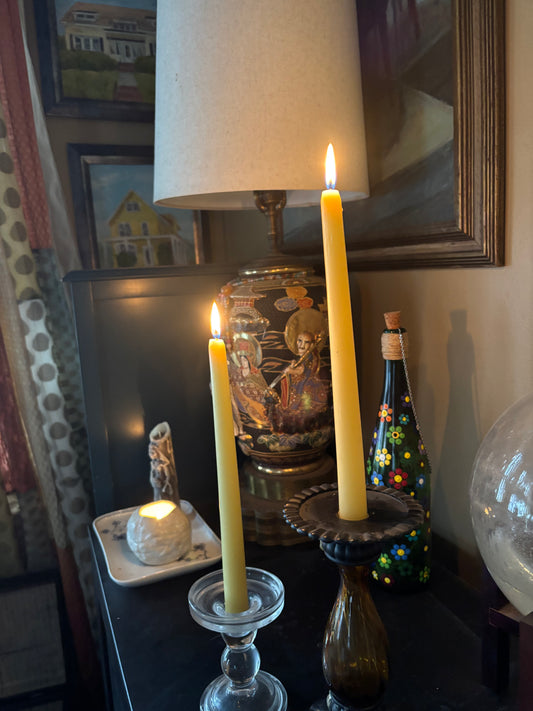 100% Pure Beeswax Candle Tapers