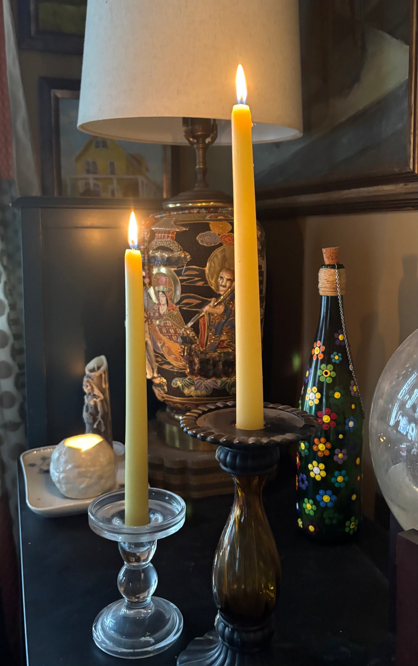 100% Pure Beeswax Candle Tapers