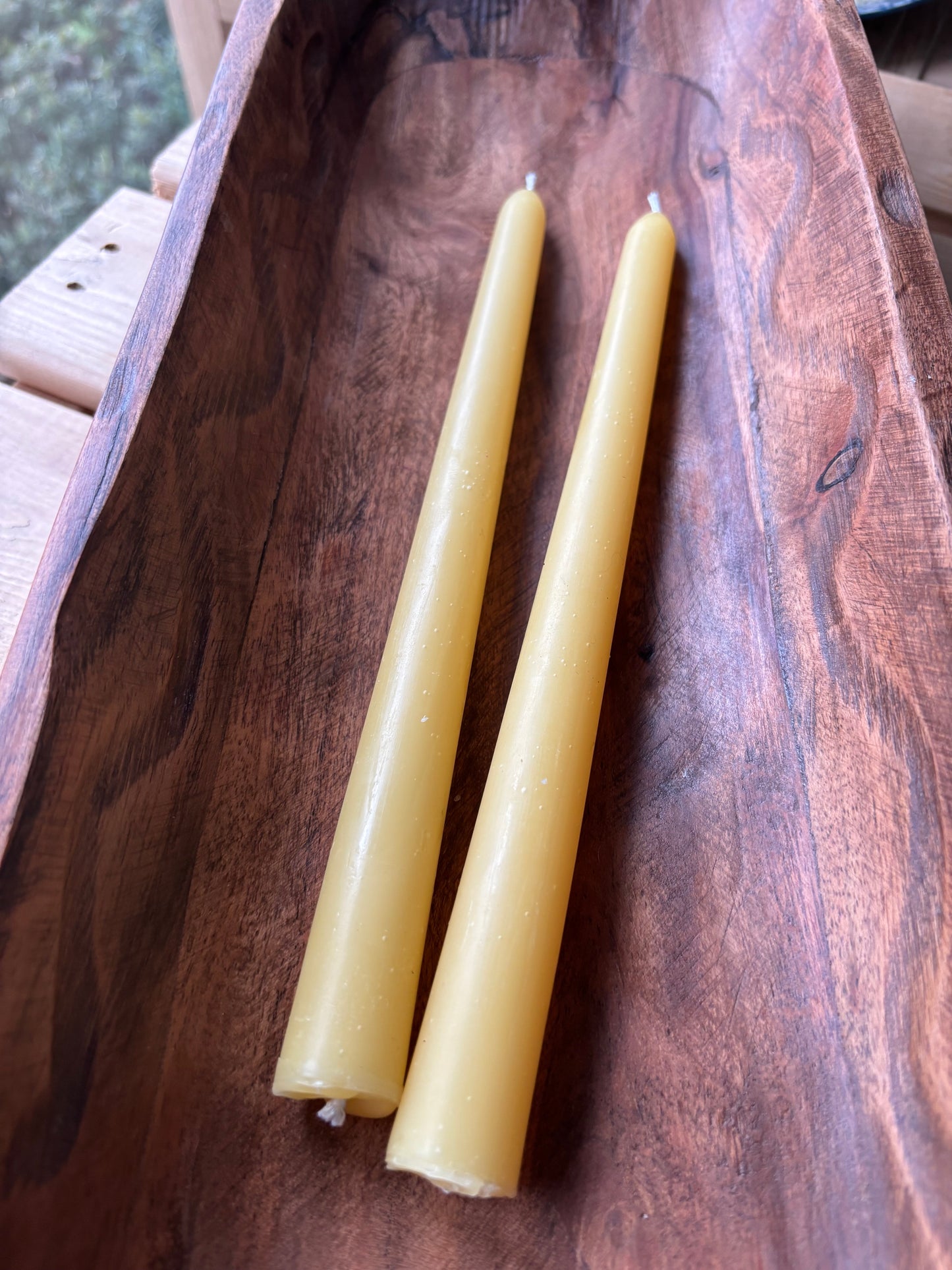 100% Pure Beeswax Candle Tapers