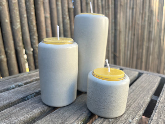 Set of 3 Tea Light Pillar Candle Holders