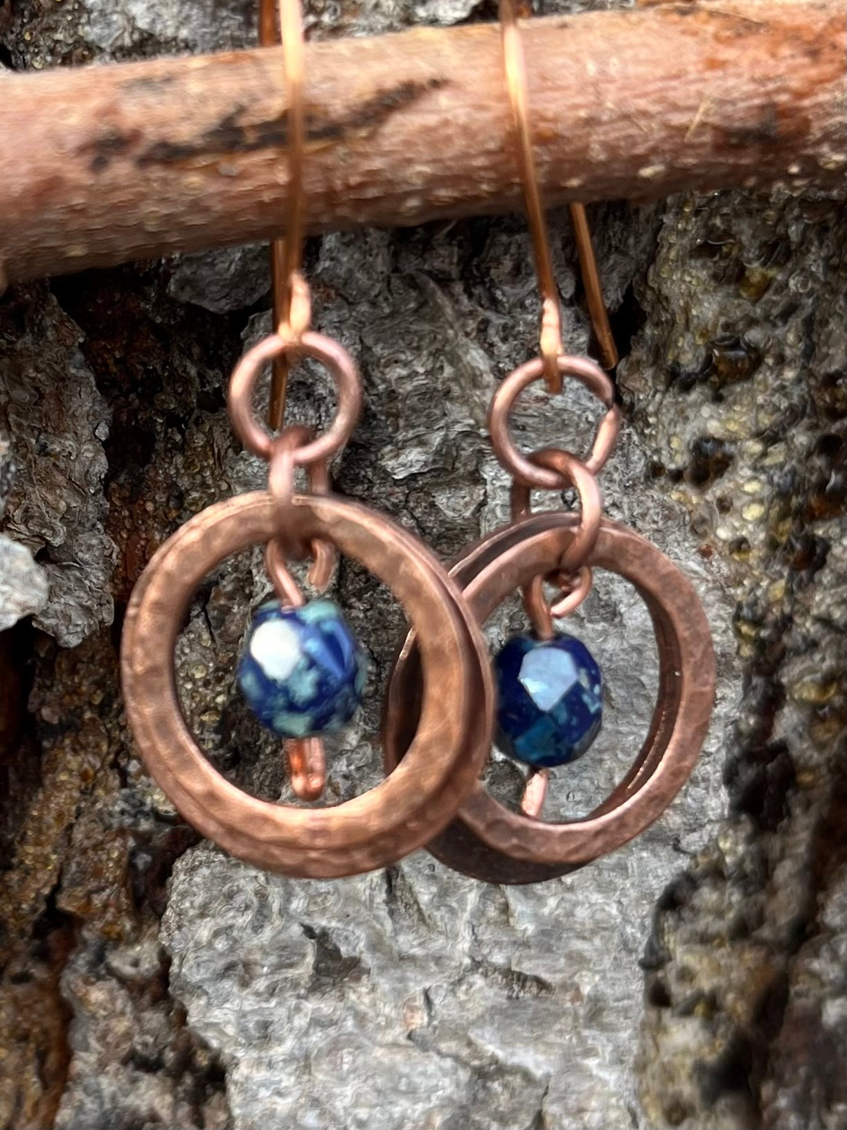 Copper Washer Earrings