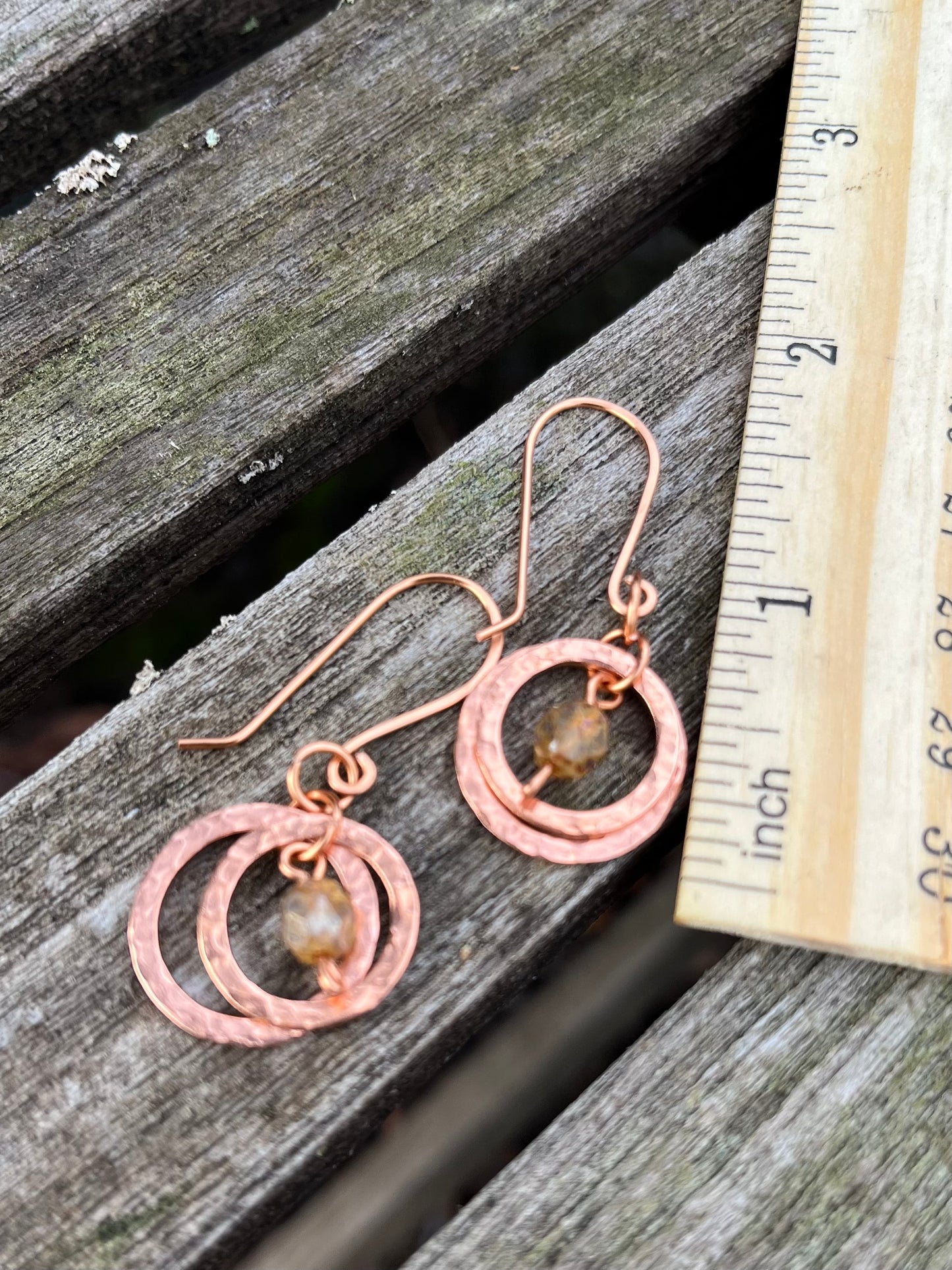 Copper Washer Earrings