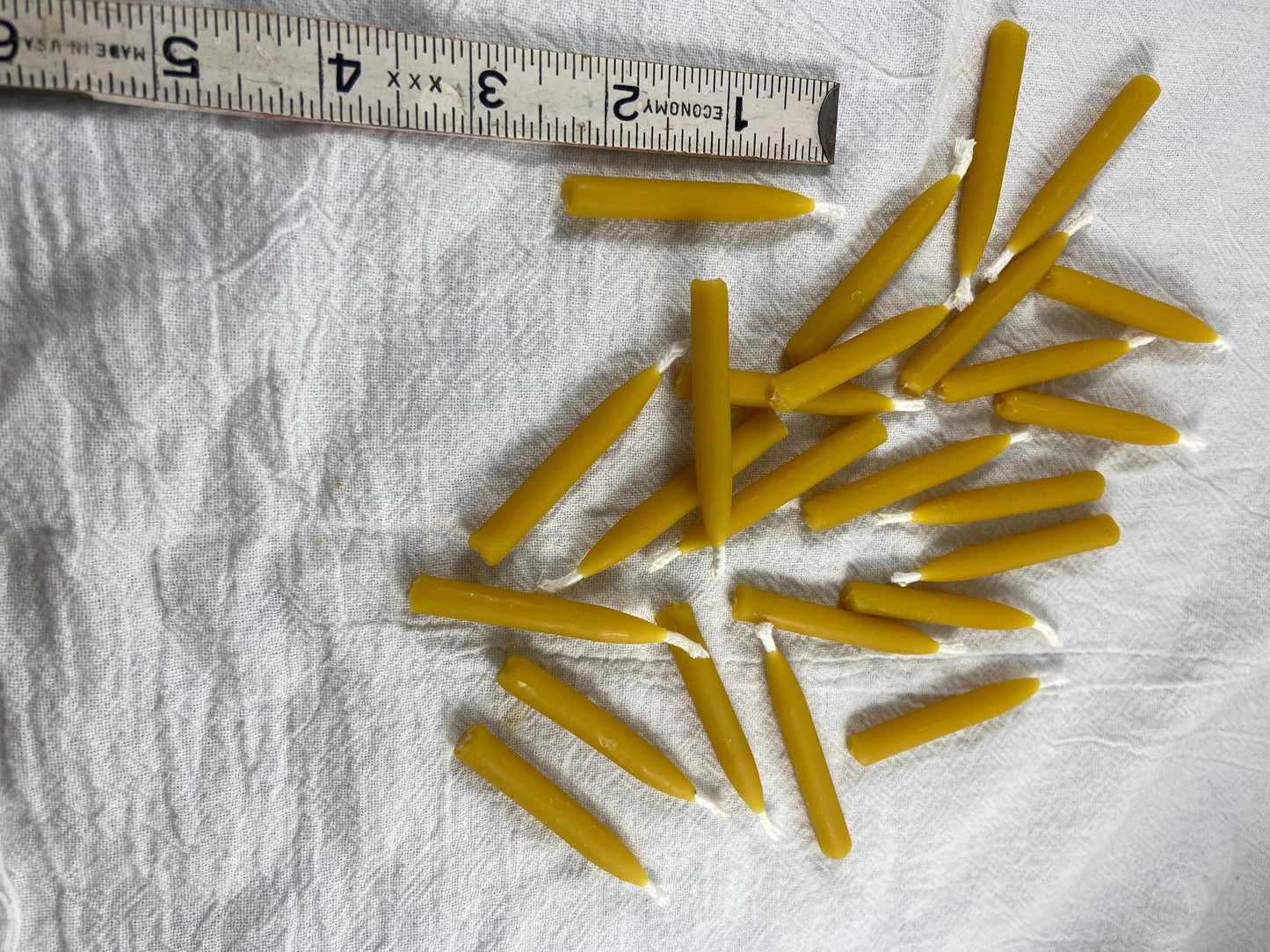 100% Pure Beeswax Candles-Meditation 20 Minute Pure Beeswax REFILL 25 Candles-Ritual-Charm-Intention-Yoga-Prayer-Timeout