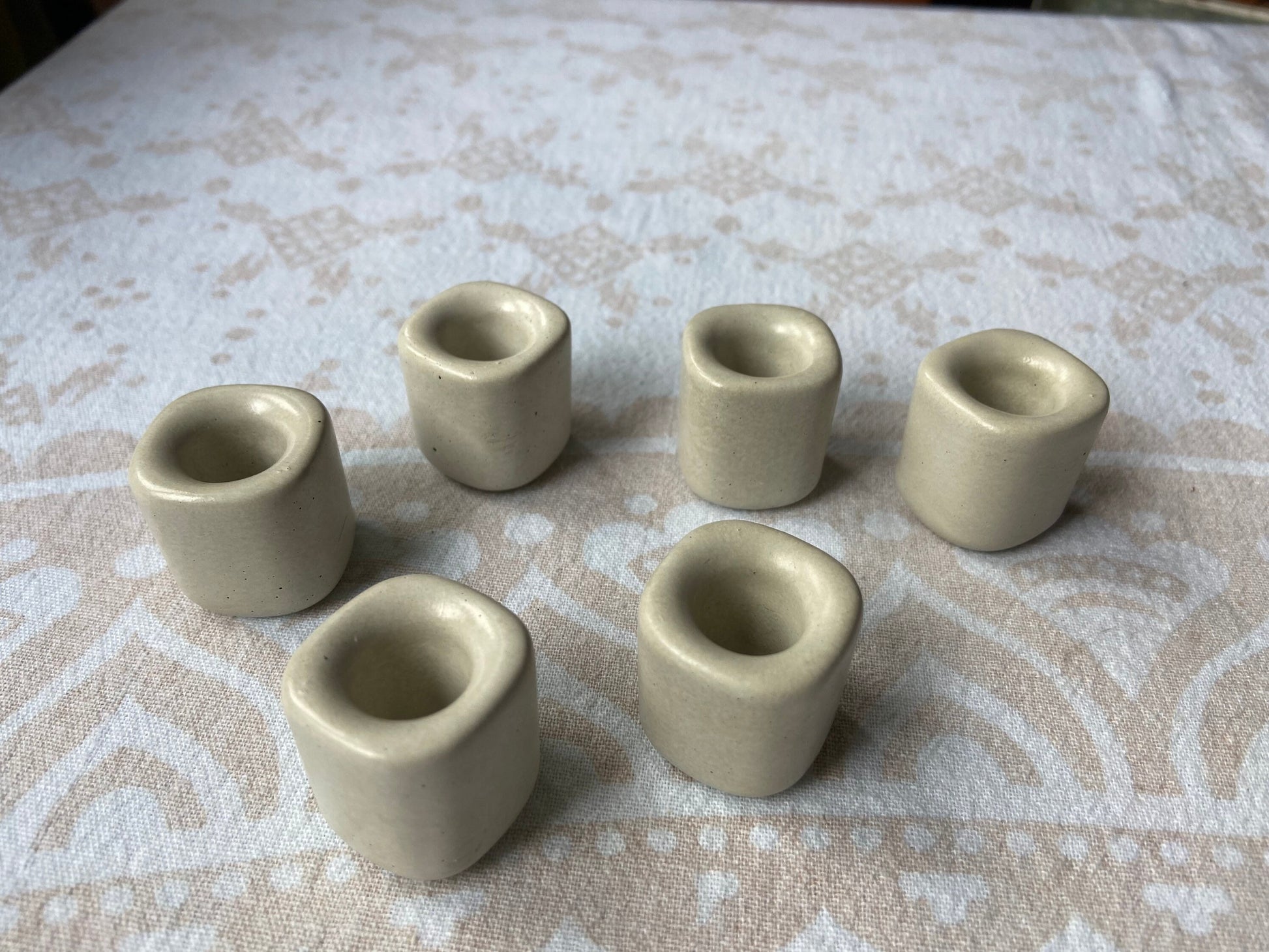 Chime Candle Holder-Mini Candle Holder-Small Candle Holder-Concrete-Cement